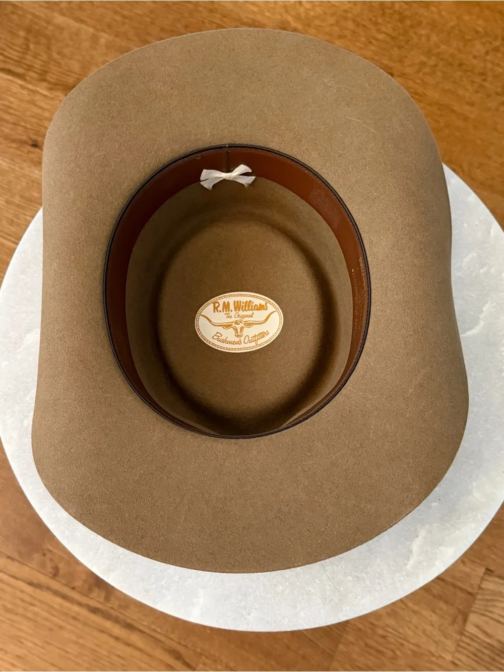 VTG R.H. Williams Bushmen’s Outfitters Clancy Fur Felt Hat Australia Sz 57 Fawn